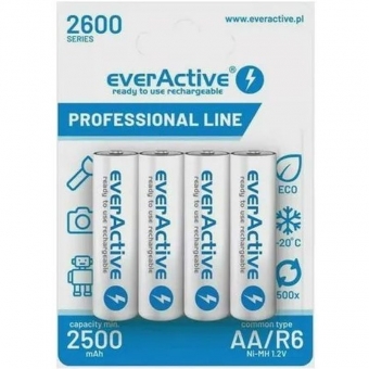 Rechearg. battery everActive R6(AA) 1.2V 2600mAh 