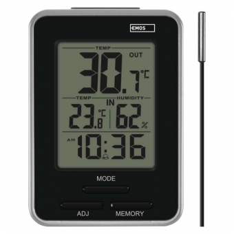 Digital thermometer (with clock) 