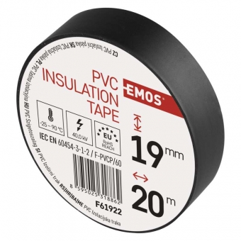 PVC insulation tape EMOS 19/20 (black) 