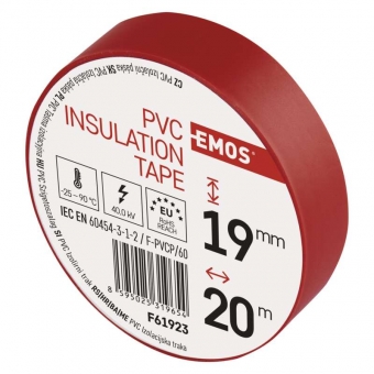 PVC insulation tape EMOS 19/20 (red) 