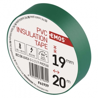 PVC insulation tape EMOS 19/20 (green) 