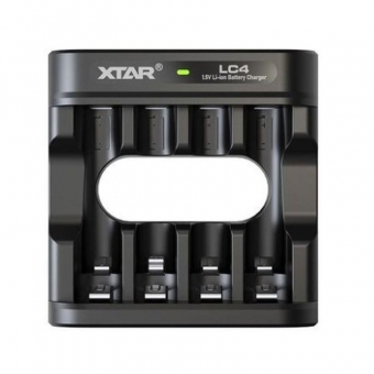 Battery charger LC4 Li-Ion/NiMh 1.5A AA/AAA USB-C LED 
