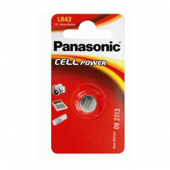 Baterija Panasonic LR43EL (AG12) 1BL 