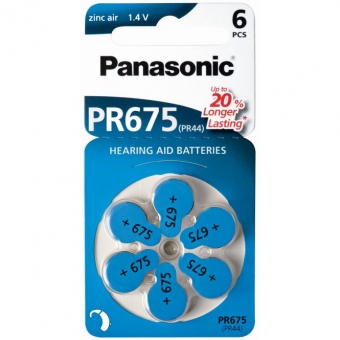 Panasonic Zinc-Air PR675H-LB 