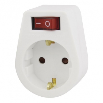 Socket (1) with switch 