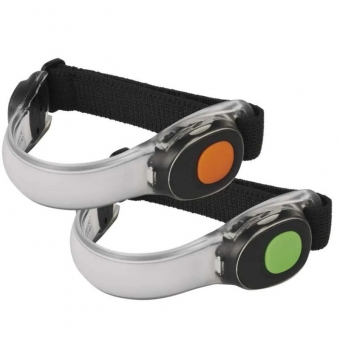 Glowing LED armband orange/green 