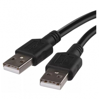 Laidas USB 2.0 A/M-A/M 2 m juodas 