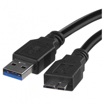 USB cable USB 3.0 A/M-micro B/M 1m black 