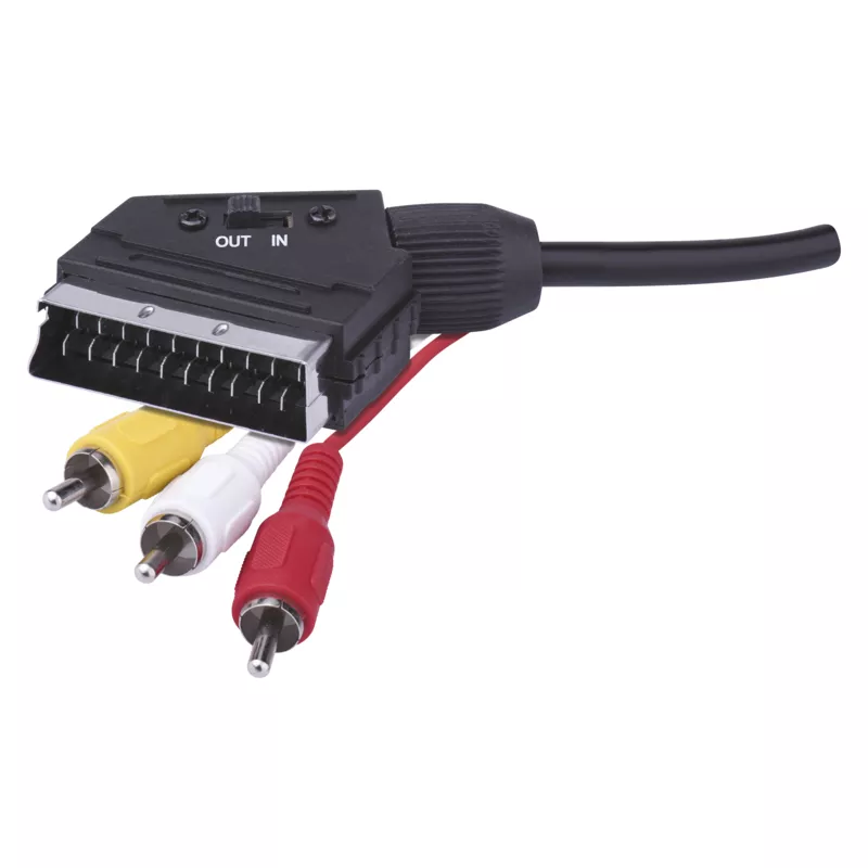 Cable SCART/M-3RCA/M 1.5 m 