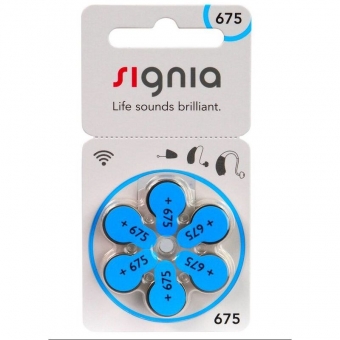 Battery for hearing aid Signia 675AE 