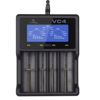 Battery charger XTAR VC4 Li-Ion/NiMh 18650/32650 USB 